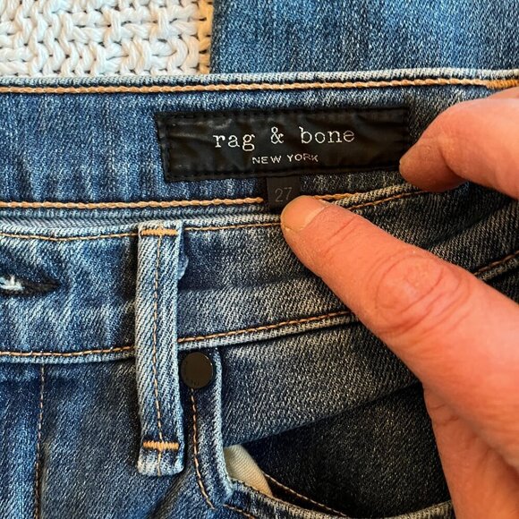 rag & bone - Cigarette Denim Jeans in El - Picture 3 of 12